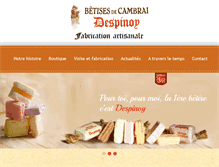 Tablet Screenshot of betises-cambrai-despinoy.fr